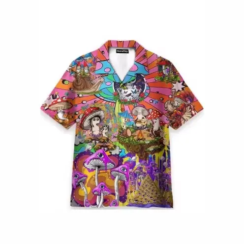 Mens Sporty Casual Short-sleeve Shirt