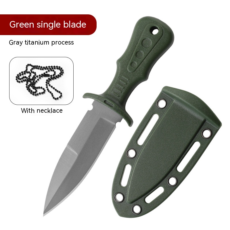 Gray Blade Green Handle