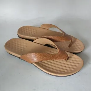 Plus Size Flip Flops Fashion Comfortable Sandals Brown - Shop at LoveMi