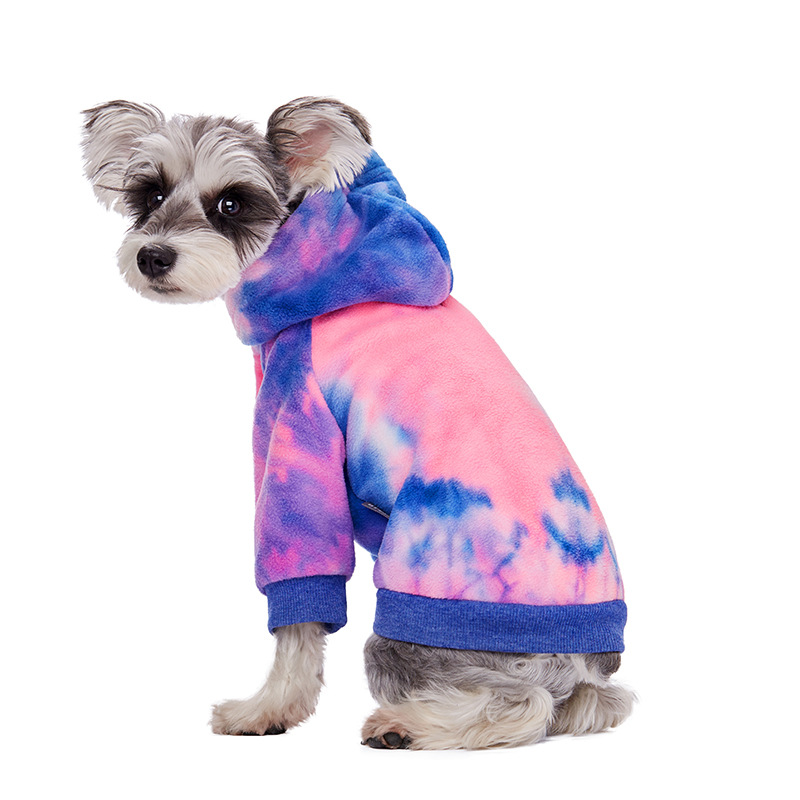 Tie-dye Hoodie For Small Medium And Large Dogs Poodle Bichon Golden Retriever Labrado