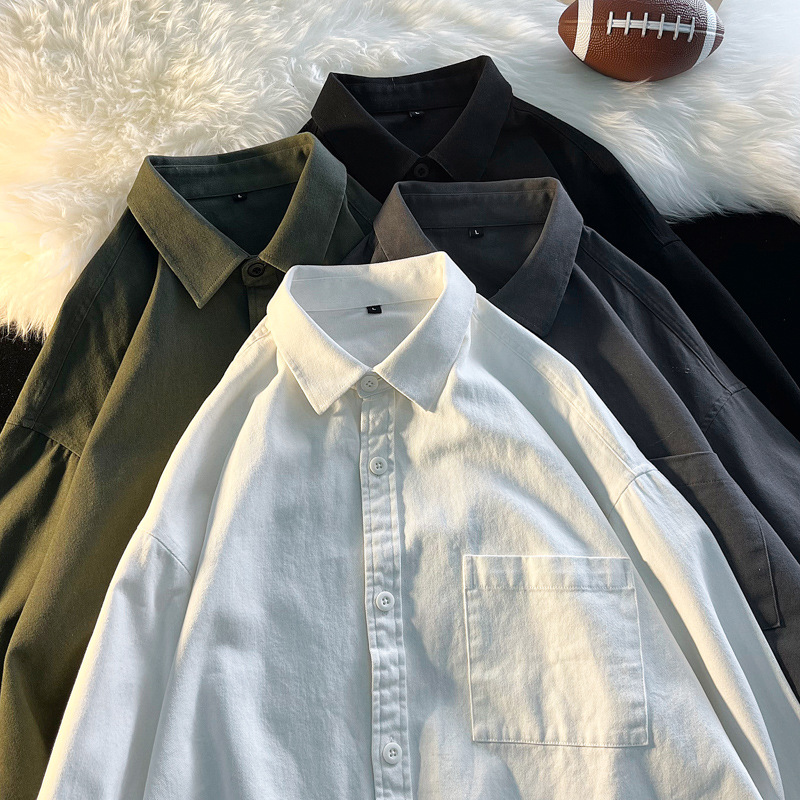 Casual Layered Base-Layer Cotton Shirt