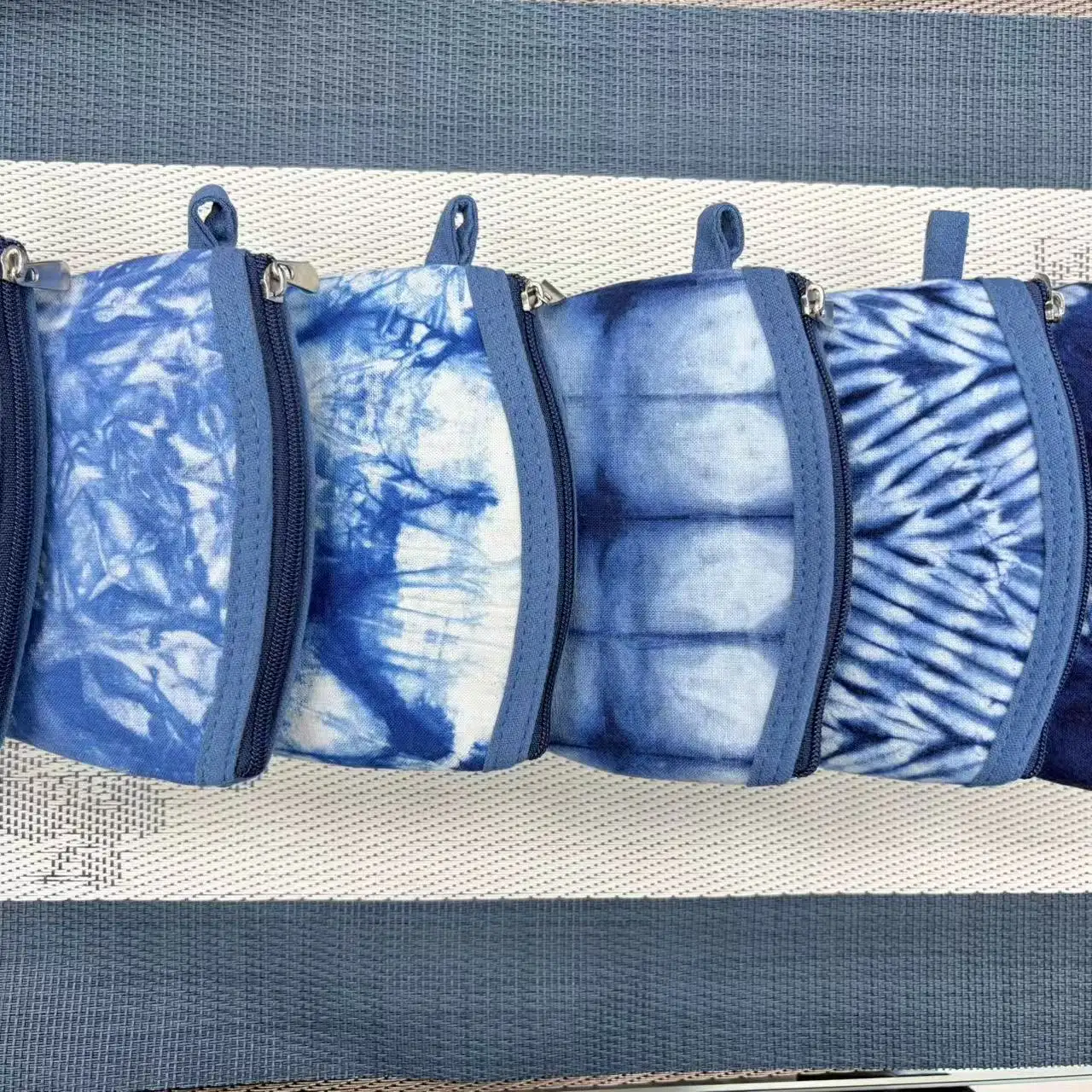 Tie-dye And Indigo Ethnic-style Coin Purse
