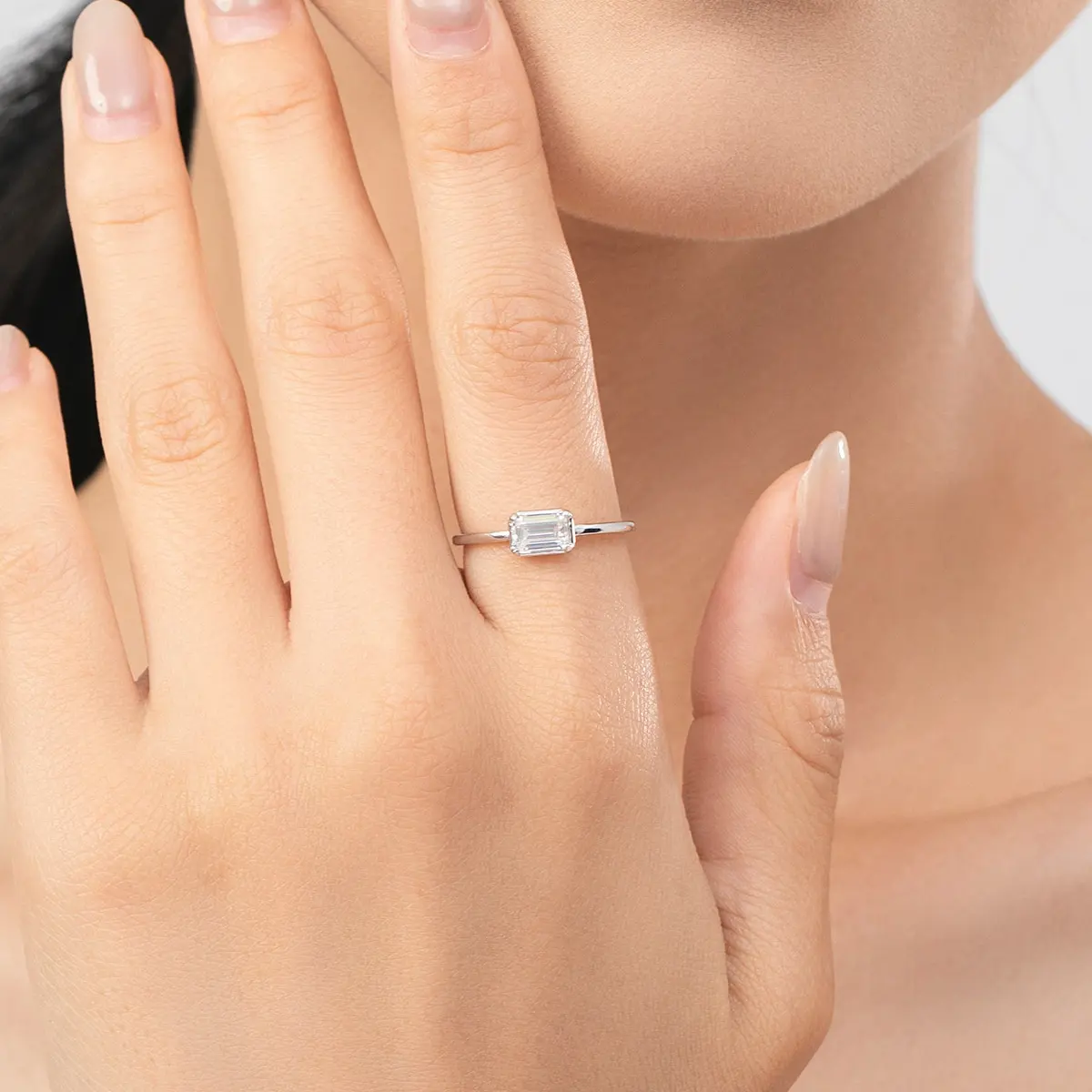 S925 Sterling Silver Sweet Heart Marriage Engagement