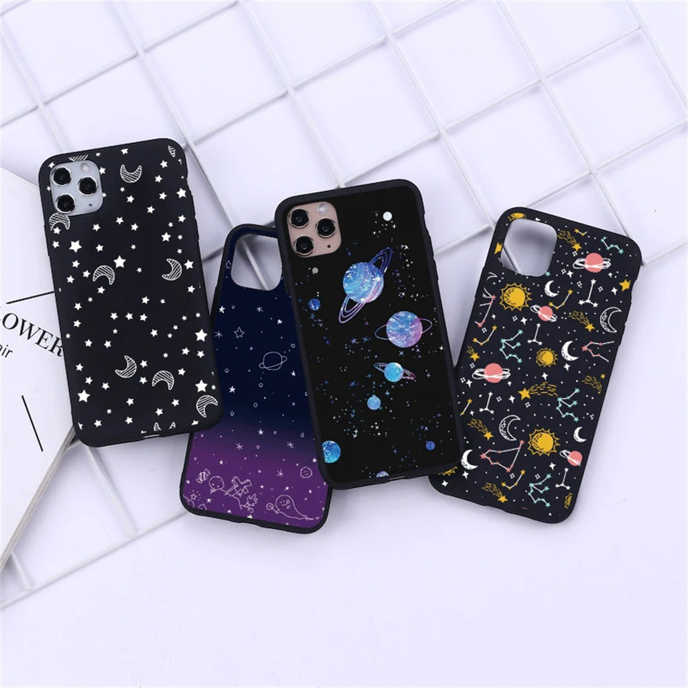 Creative Cartoon Planet Stars Phone Case