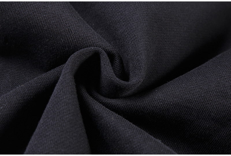 Title 10, High Street Black Gray Cotton Elastic Band Pock...