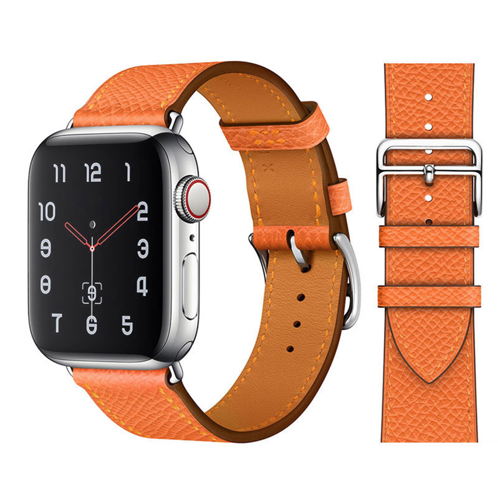 Cross Grain Leather Strap