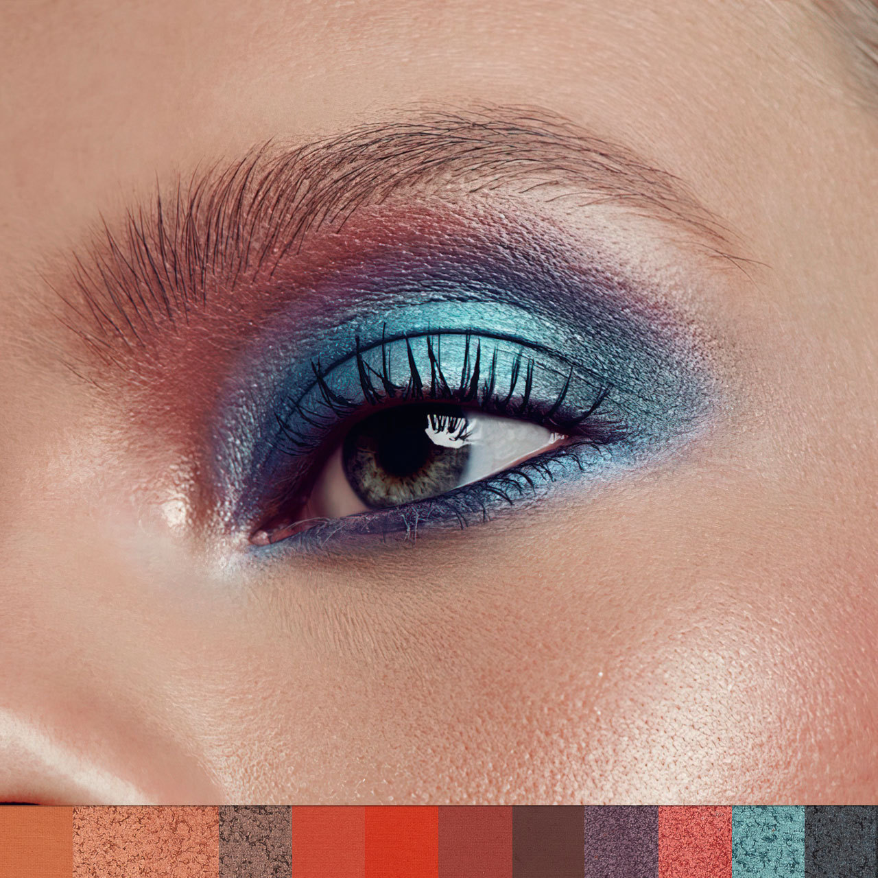 Single-pan 12-color Pearlescent Matte Cute Eyeshadow Palette 9812495f 7232 4921 B85c 7558508976ff
