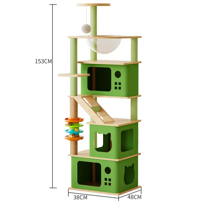 Pet Supplies Cat Climbing Frame Cat Nest Cat Scratch Board Cat Tree N9 Style - Shop at LoveMi