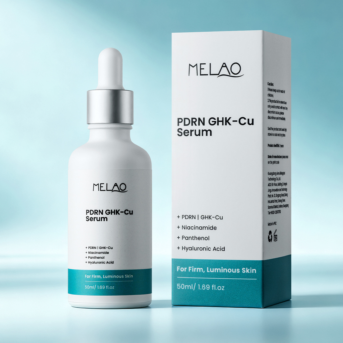 Collagen Peptide Vitamin Brightening Blue Copper Peptide Serum