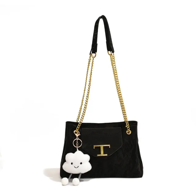 Women's Versatile Double layer Large Capacity Tote Bag Black - Shop at LoveMi