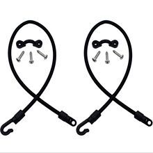Marine fishing rod strap elastic band fastener kit (4 sets