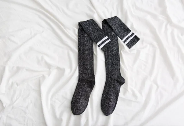 Over the knee Socks Women's Stockings Black - Shop at LoveMi