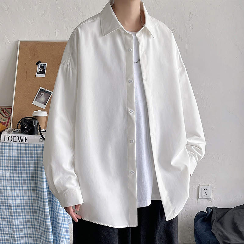 Casual Loose Plus Size Handsome Lapels Shirt