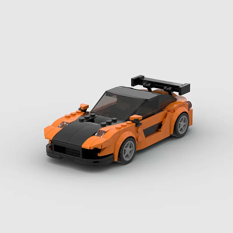 Small Particle Rx7 Sports Car Moc Puzzle
