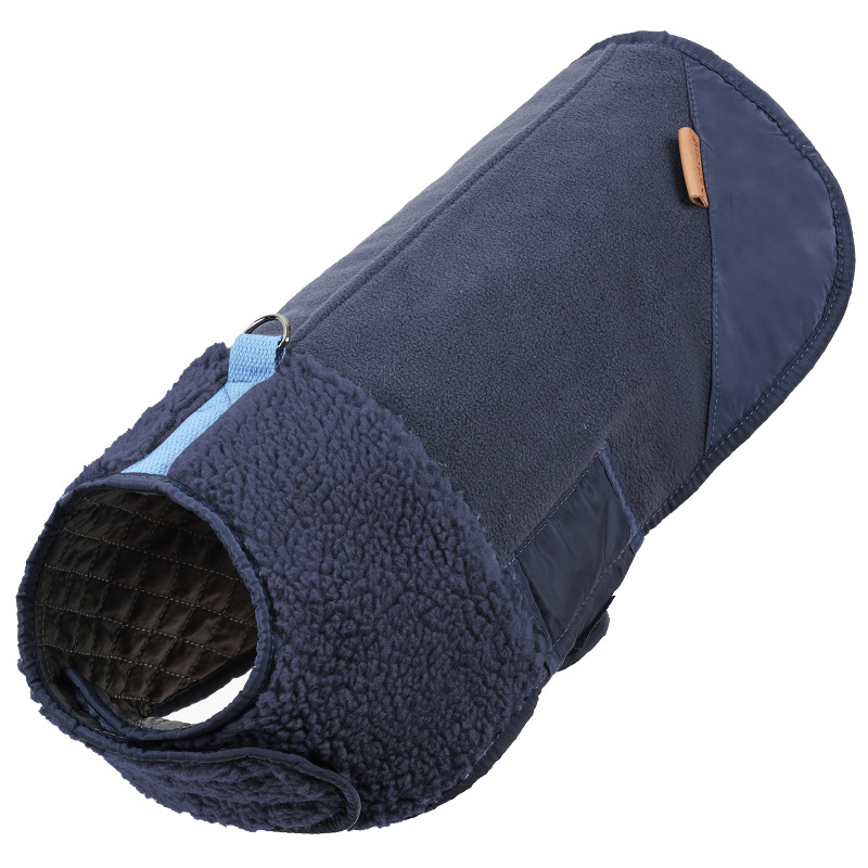 Pet Windproof Adjustable Down-Padded Jacket Warm Reversible Vest For Dogs