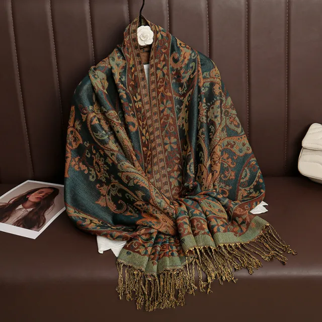 Jacquard Outerwear Women's Shawl Spring And Summer T22618 - Shop at LoveMi