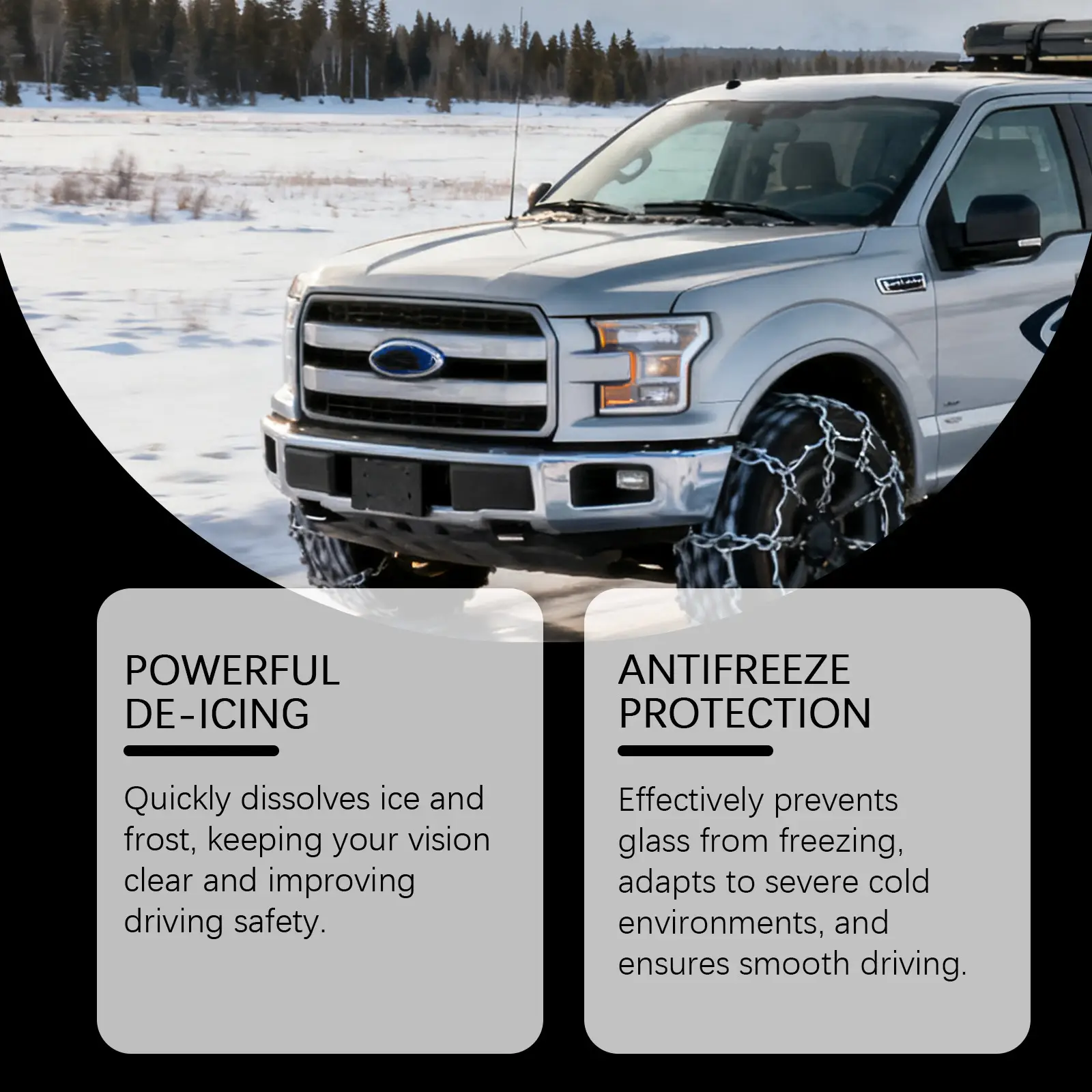 Windshield De-icing Spray