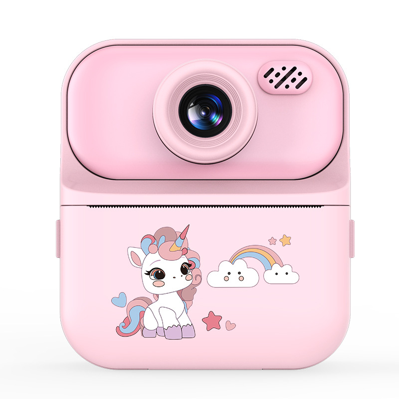 Childrens Print-on-Demand Camera With HD Cartoon Design And Dual Cameras