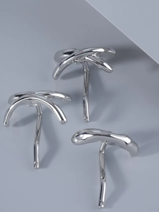 Cold Style Metal Hair Clip Exquisite Ponytail Decoration Silver - Shop at LoveMi
