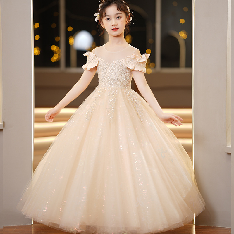 Spandex Princess Dress For Girls Tulle Tutu - Picture 6 of 7