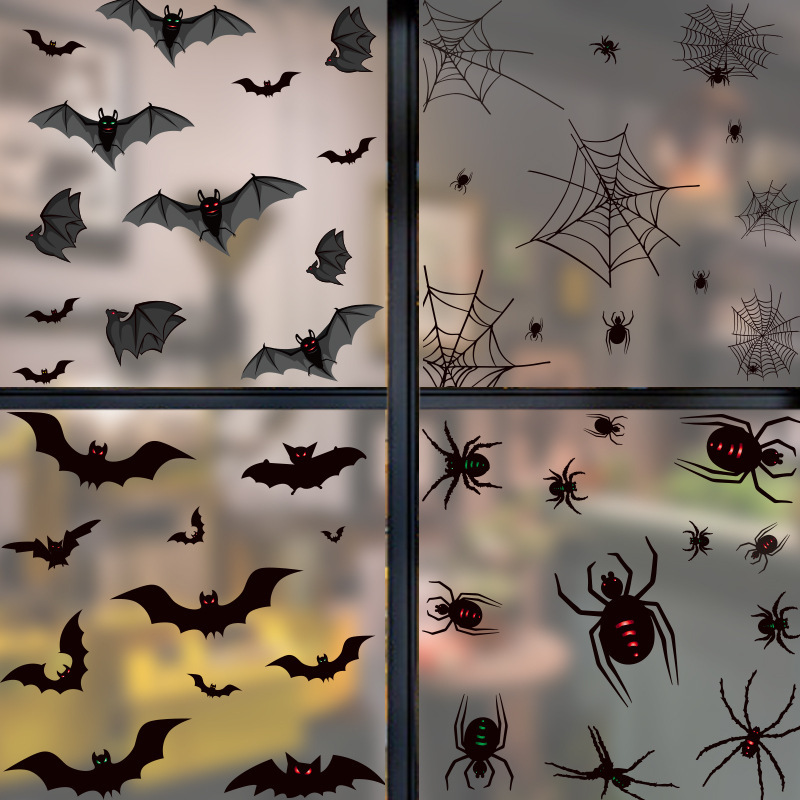 Title 19, Adesivos de Halloween para decoração de porta d...