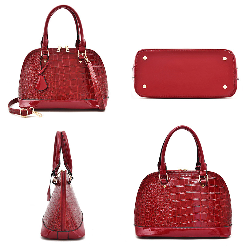 Large Capacity Shiny Shoulder Bag Crossbody - Image 2