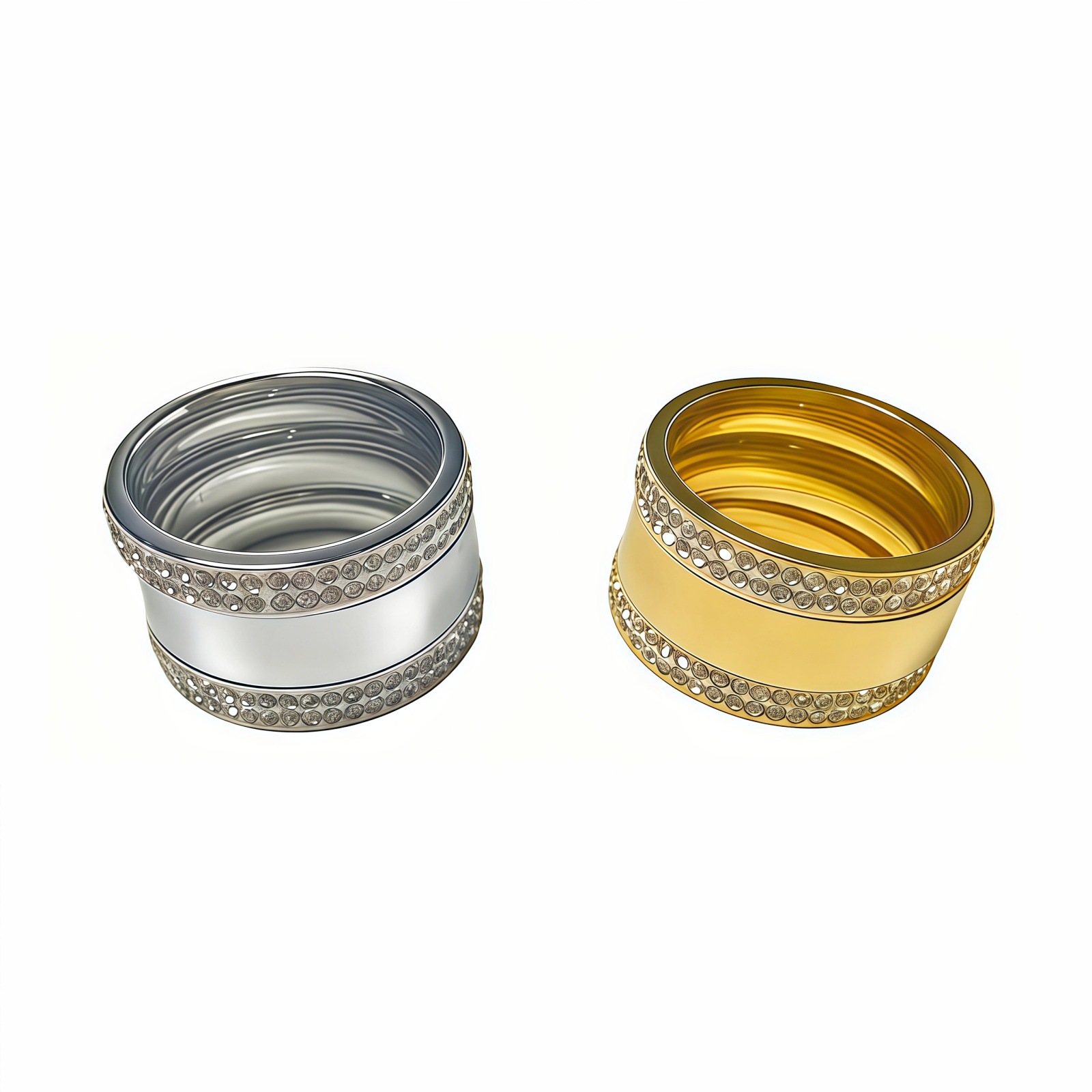 Smooth-surface Ring With A Minimalist Light-luxury Vibe