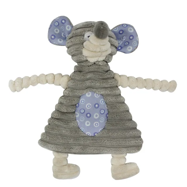 Two color Corduroy Pockets Mouse Pet Toy Ringing Paper Sound Dog Toy Molar Pet Supplies Gray Pockets Mouse - Shop at LoveMi