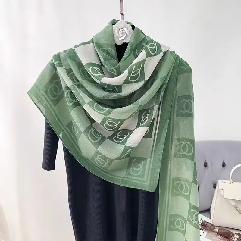 Cotton And Linen Scarf Thin And Silky Shawl Travel Sun-proof Beach Towel For Women - New 30