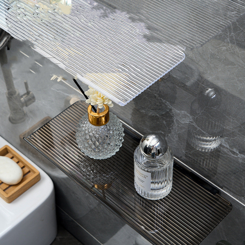 Transparent Light Luxury Punch-free Storage Rack - Image 3