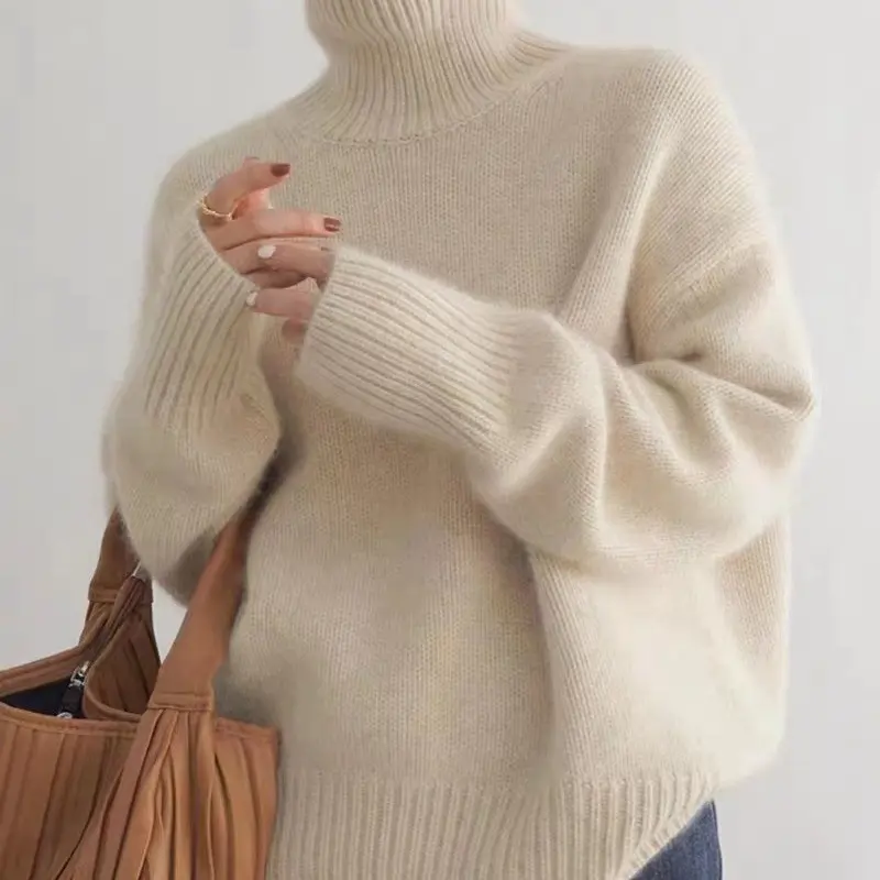 Women's Turtleneck Autumn and Winter Thickening Inner Wear Base