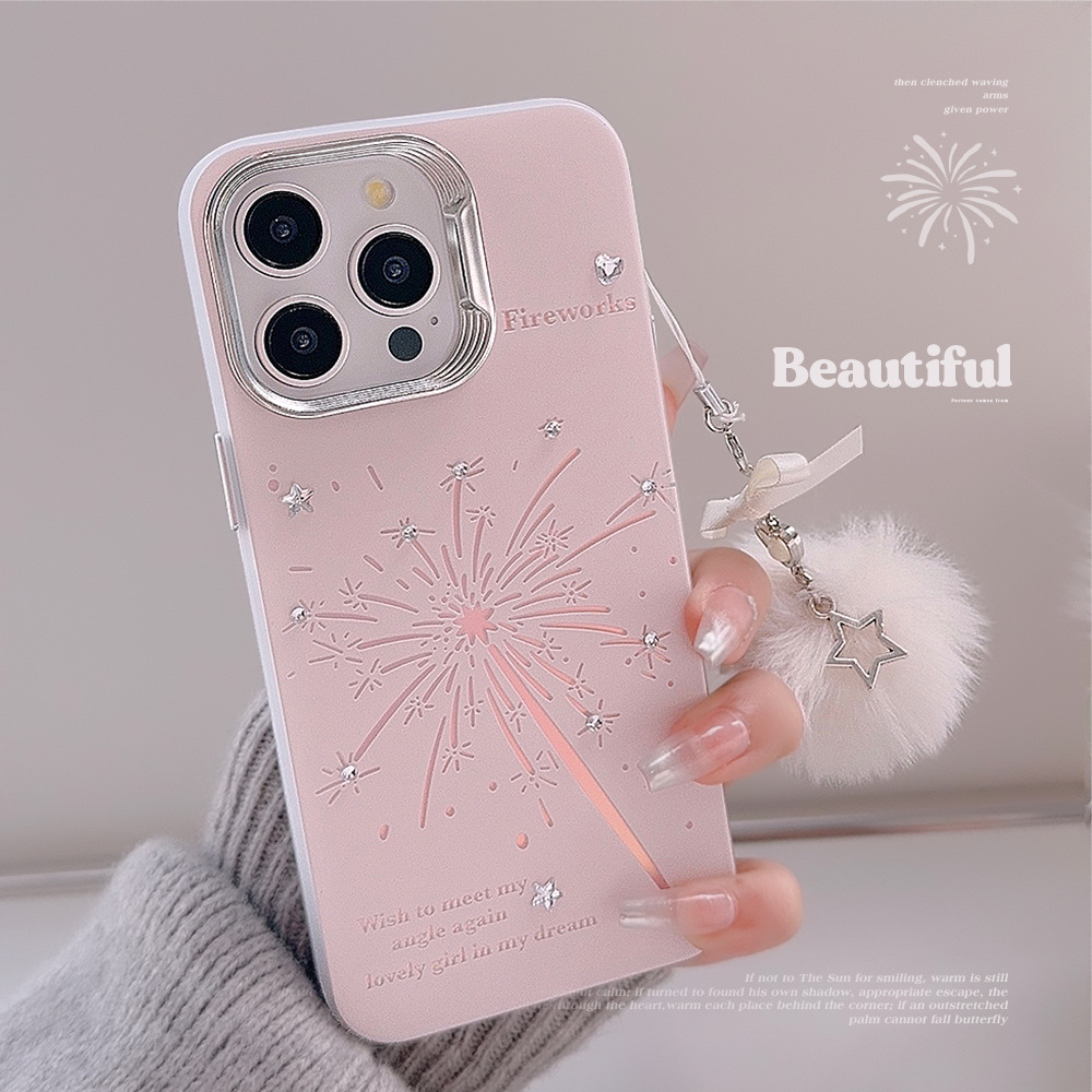 Fairy Wand Fireworks Lanyard Laser Phone Case