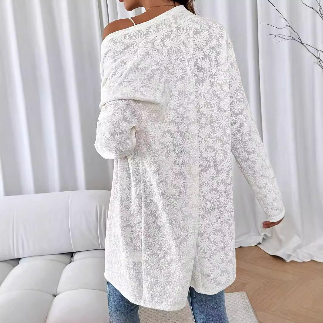Women's Long Cardigan Top Coat