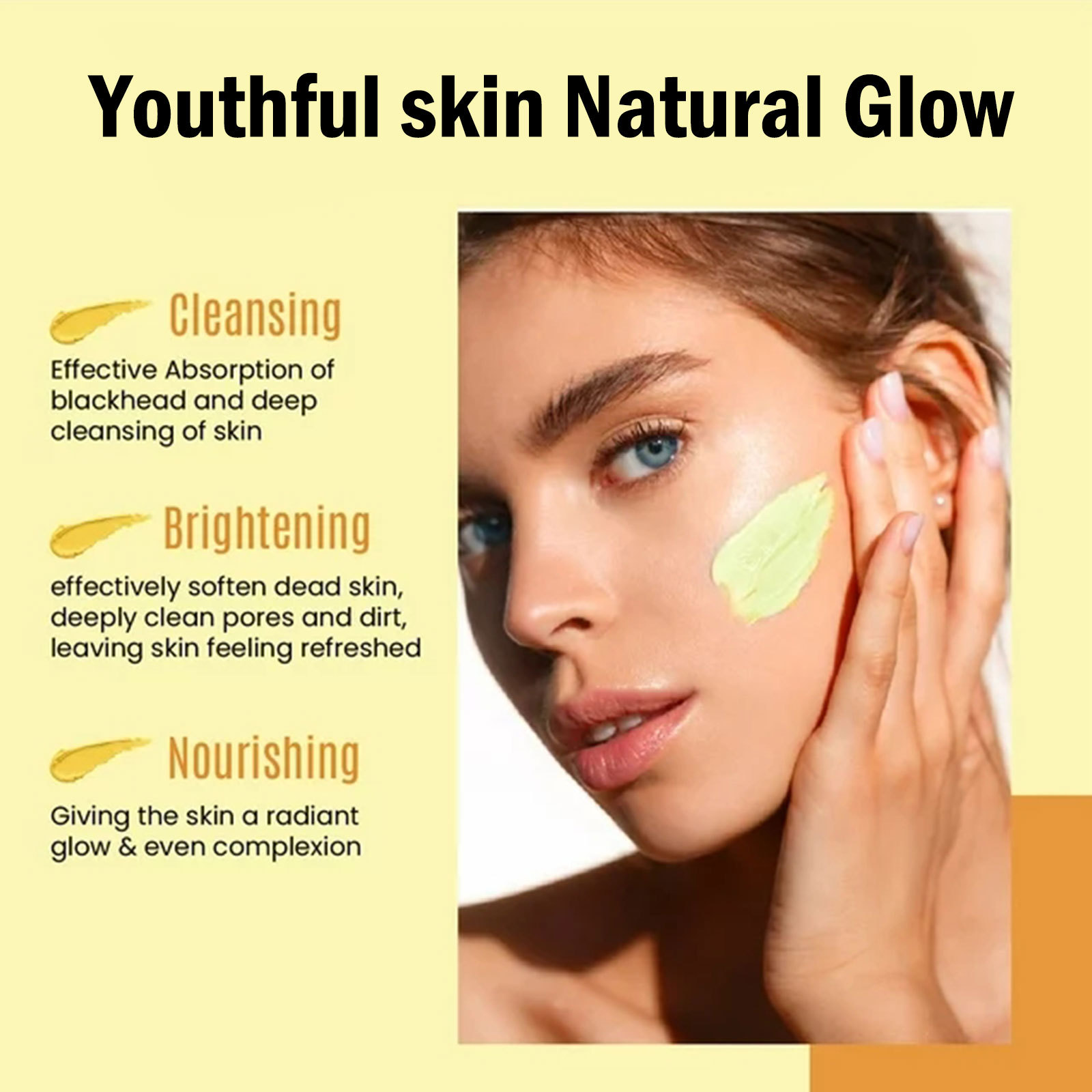 Title 4, Ginger Yellow Mud Brightening Skin Mask Stick D...