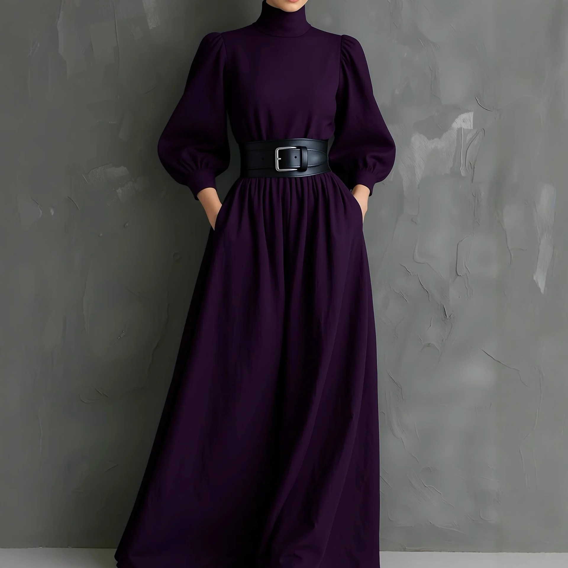 Affordable Luxury Purple Dress A Niche Elegant Gown