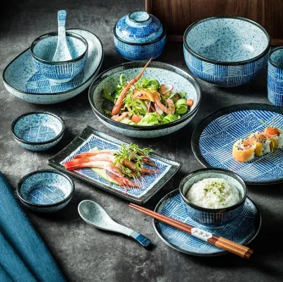 Cold Dish Ceramic Flat Ware Plate Dish Tableware Suit
