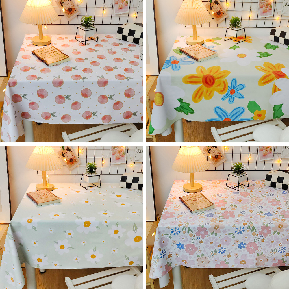 Waterproof And Oil-proof Tablecloth Coffee Table Mats Student Desk Decorative Cloth