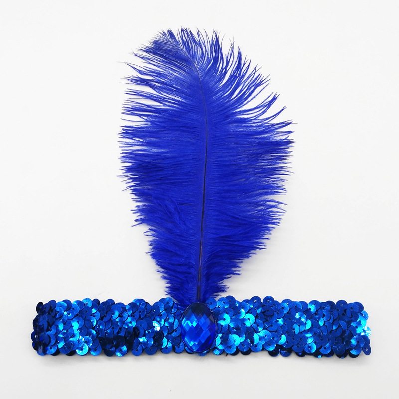 Indian Feather Headwear Blue