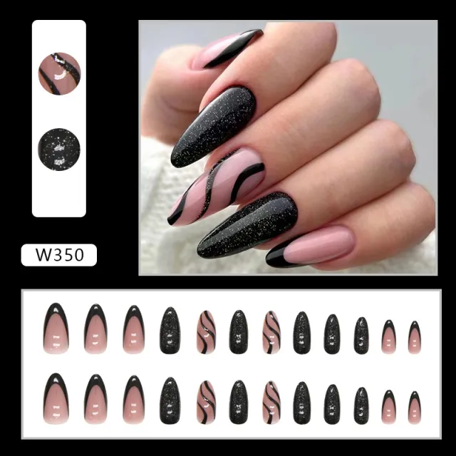 Women's Mysterious Starry Sky Simple Nail Tip W350 Mysterious Starry Sky - Shop at LoveMi