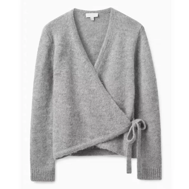 Lazy Wool Asymmetric Sweater Gray - Shop at LoveMi