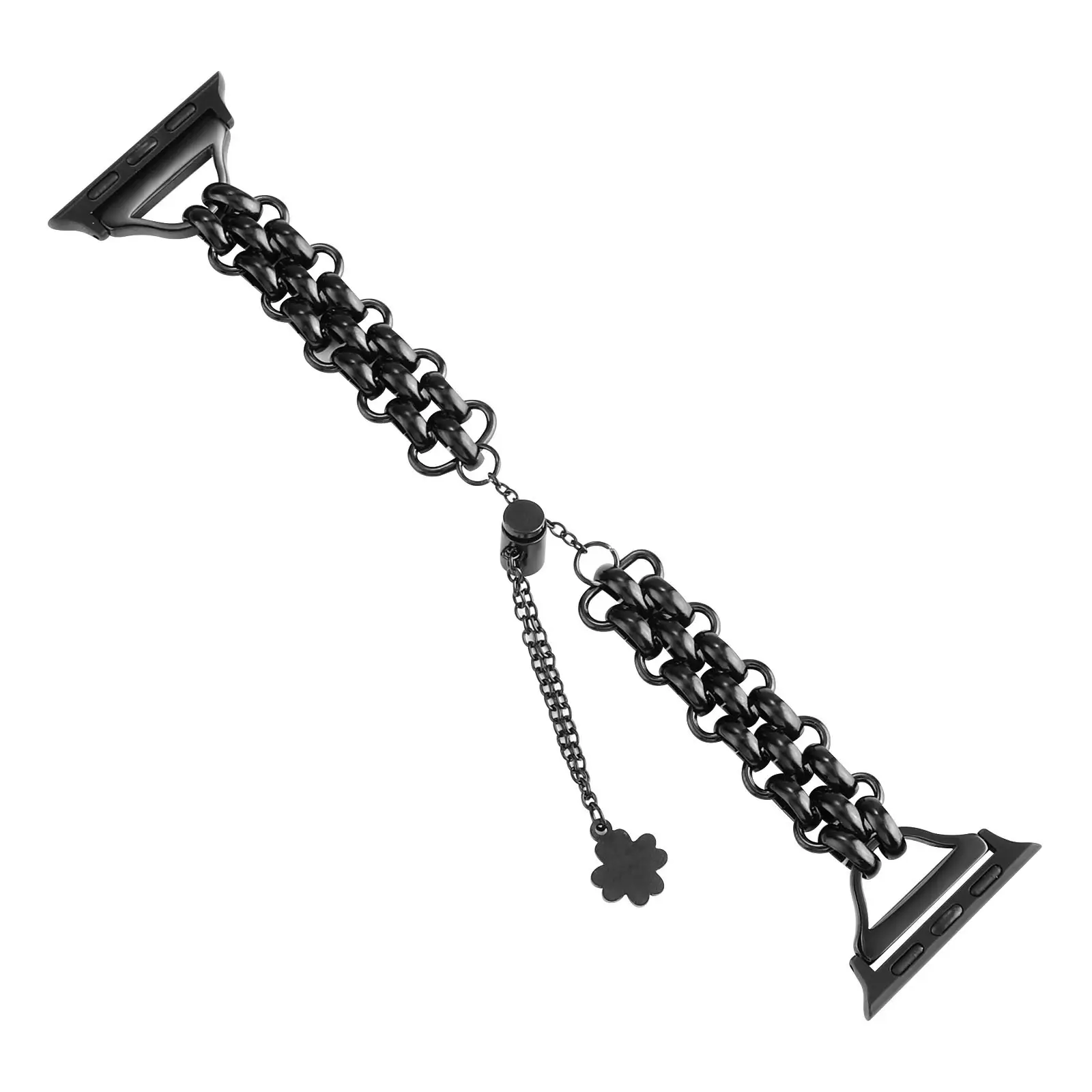 Stainless Steel Double Row Chain Watch Band