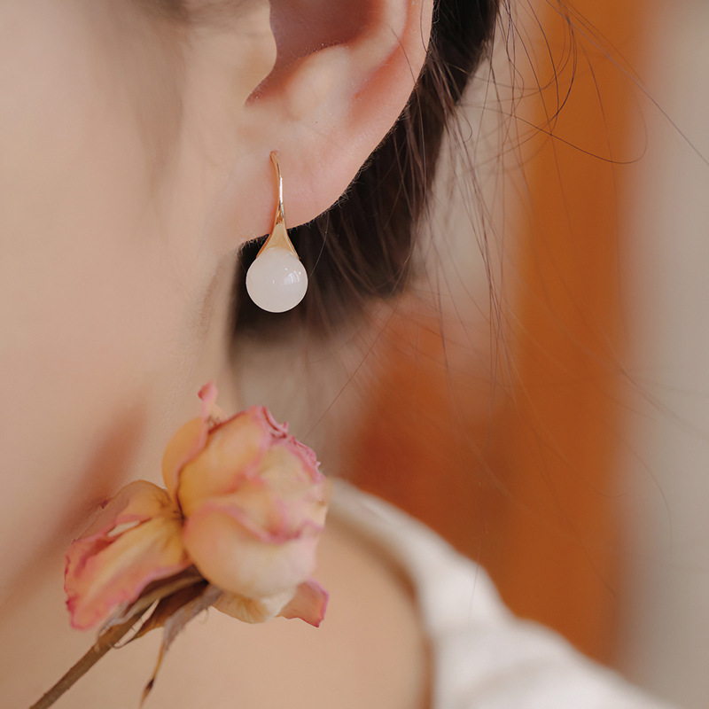 Retro National Style Court Female Earrings