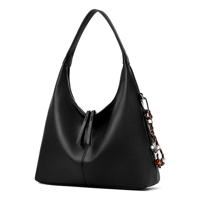 Women's Fashion All matching Large Capacity Shoulder Bag Black - Shop at LoveMi