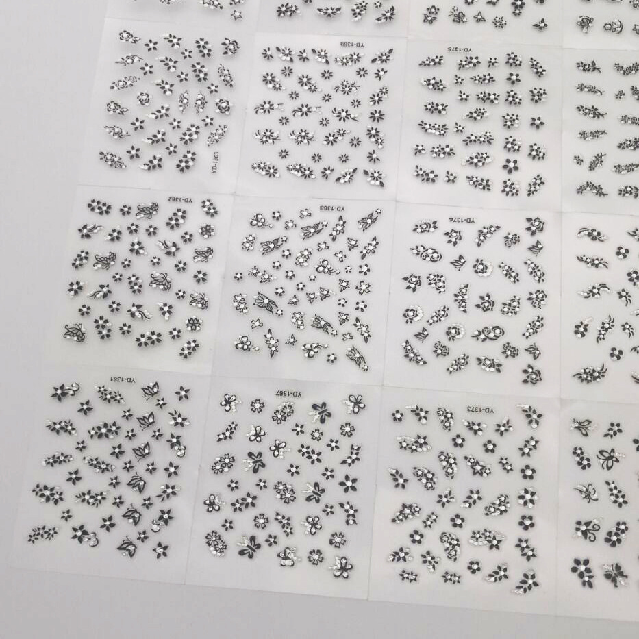 3D Nail Decoration Nail Sticker Set