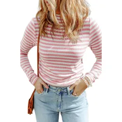 Women's Striped Sweater European And American Leisure Style - Lc25122034 P10-M - View 1