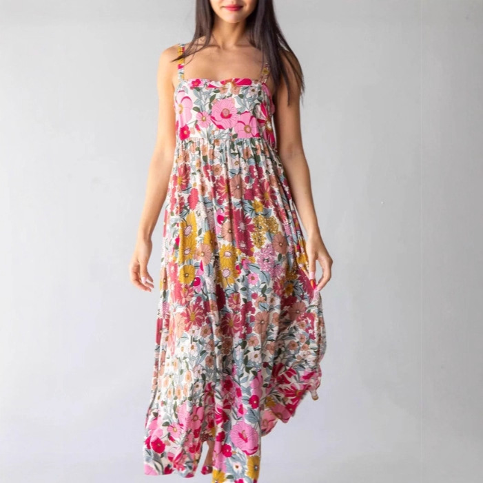 Sleeveless Comfortable Casual Resort Dress