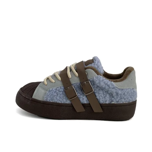 Super Popular American Casual Sneakers Retro High Sense Blue - Shop at LoveMi