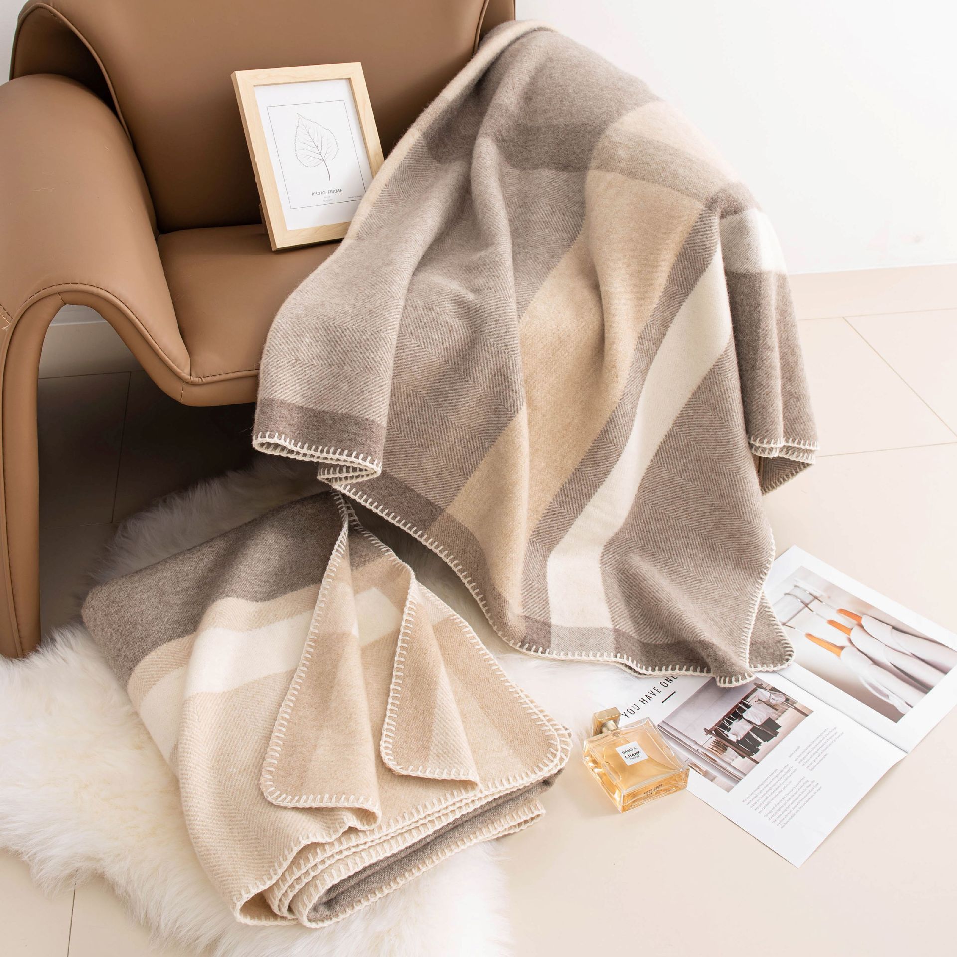 Autumn Wool Scarf With A Premium Feelversatile For Both Men And Women