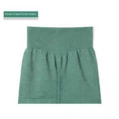 Yoga Shorts Women's Elastic Quick-drying Breathable Sports Shorts - Green - View 1