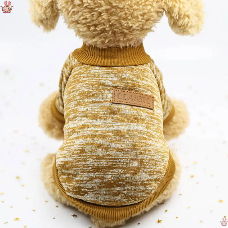 Winter Small And Medium Size Dog Pet Clothes Warm - Khaki